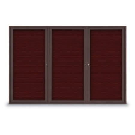 United Visual Products Letterboard, Burgundy/Bronze UV1166DSD3036-BRONZE-BURGUN